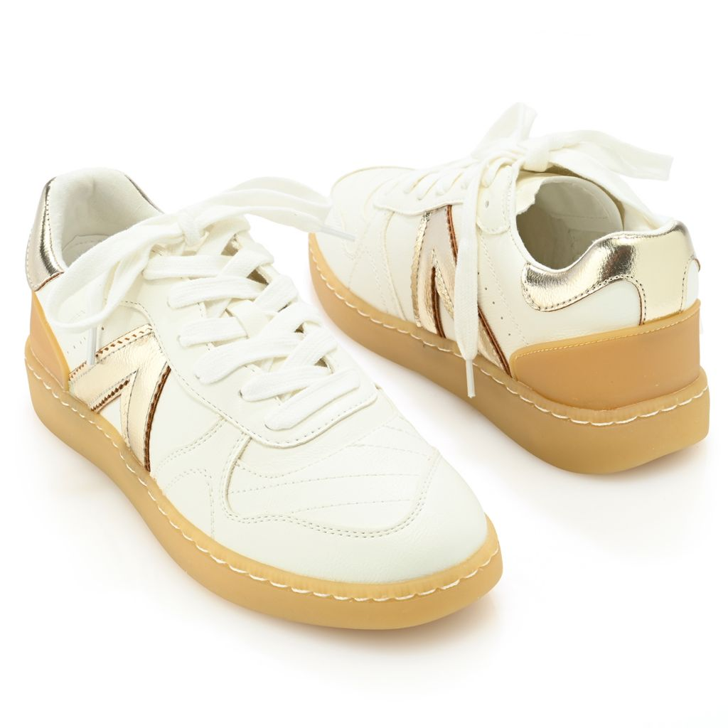 MIA "Vesta" Faux Leather Lace-up Sneakers