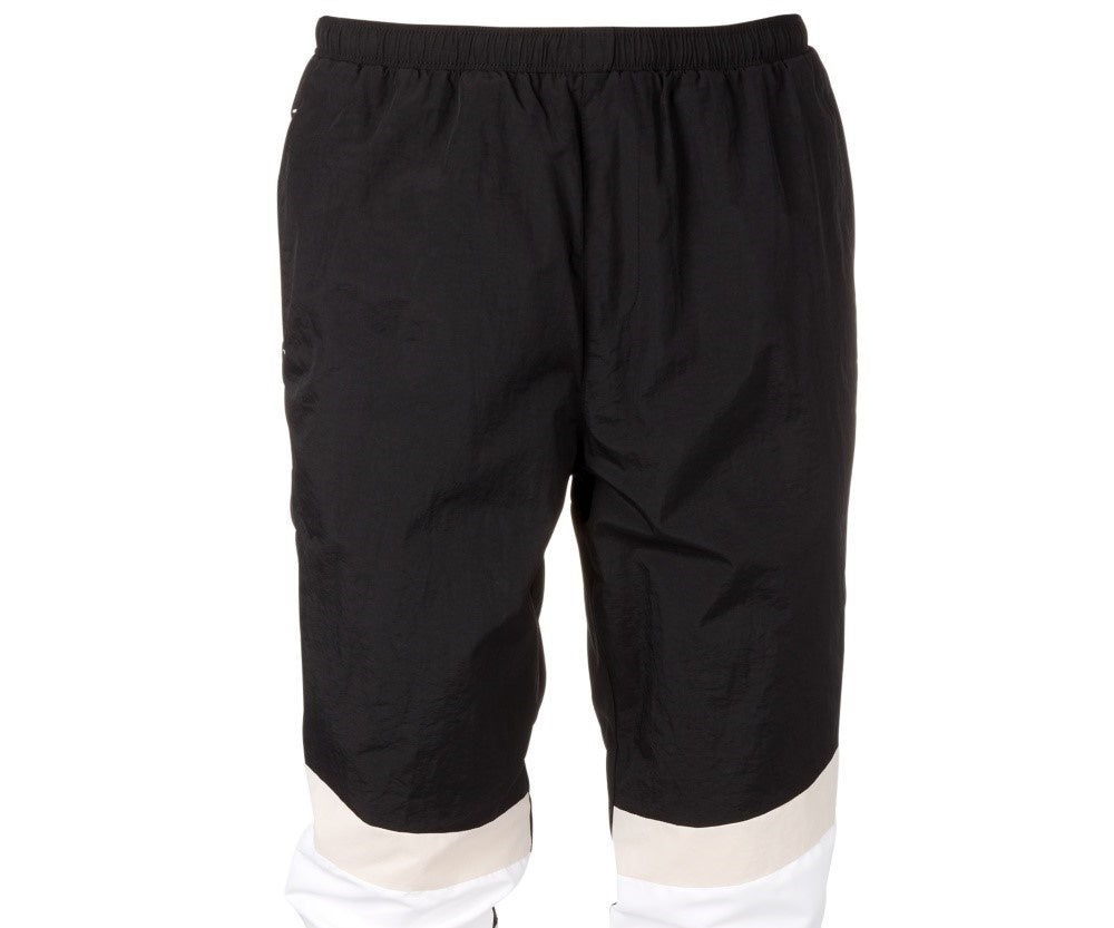 Calça de moletom masculina ID Ideology com blocos de cores cinza - tamanho GG