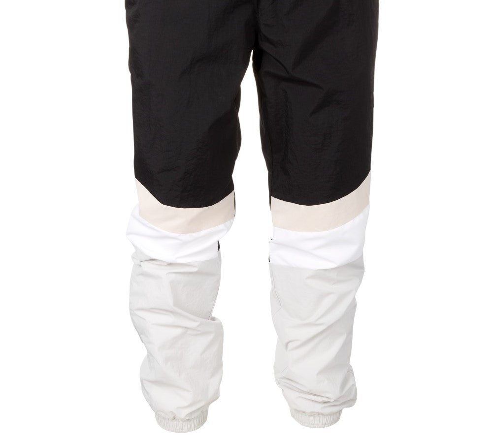 Calça de moletom masculina ID Ideology com blocos de cores cinza - tamanho GG