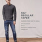 Calça jeans Levi's 502™ Taper Masculina Laranja Escuro Tamanho 32X32