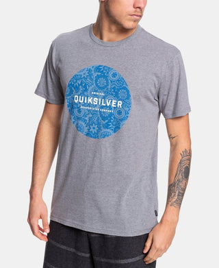 Quiksilver Men's Raging Dream Graphic T-Shirt Charcoal Size Medium