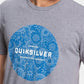 Camiseta gráfica Raging Dream masculina Quiksilver, tamanho médio, cor carvão
