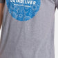 Camiseta gráfica Raging Dream masculina Quiksilver, tamanho médio, cor carvão