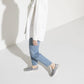 Tênis Birkenstock Oswego Slip-On em Cinza, Tamanho 10-10,5