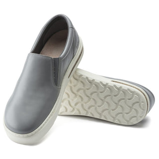 Tênis Birkenstock Oswego Slip-On em Cinza, Tamanho 10-10,5