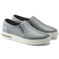 Tênis Birkenstock Oswego Slip-On em Cinza, Tamanho 10-10,5