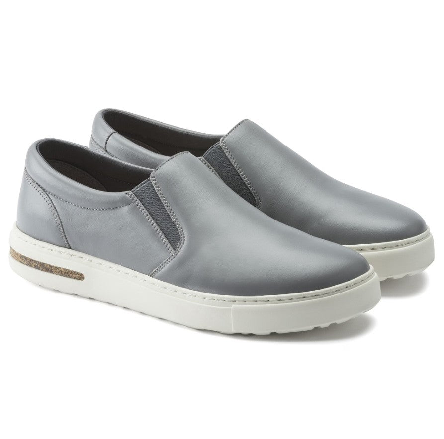 Tênis Birkenstock Oswego Slip-On em Cinza, Tamanho 10-10,5