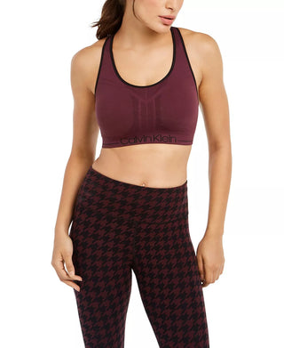 Sutiã esportivo Calvin Klein Impact feminino vermelho tamanho médio