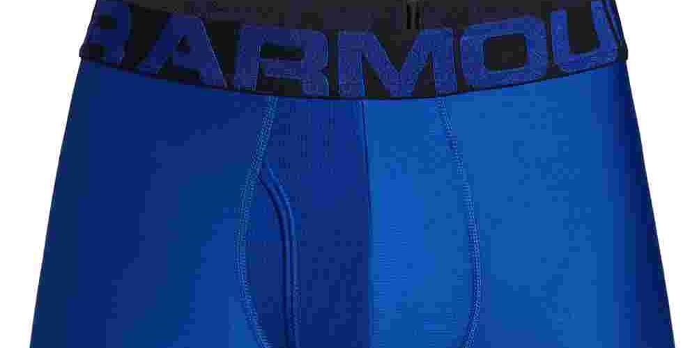 Cuecas Boxer Under Armour Tech 6'' Boxerjock Masculinas - Pacote com 2 - Azul Marinho, Tamanho X-G
