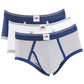Cuecas masculinas Fruit Of The Loom, pacote com 3, edição limitada, azul, tamanho extragrande