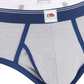 Cuecas masculinas Fruit Of The Loom, pacote com 3, edição limitada, azul, tamanho extragrande