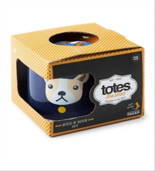 Conjunto de presente masculino com caneca e meias, cinza, tamanho regular