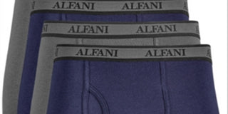 Cuecas boxer de malha Alfani masculinas, pacote com 4, pretas, tamanho 2XL