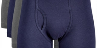Cuecas boxer de malha Alfani masculinas, pacote com 4, pretas, tamanho 2XL