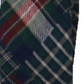 Gravata profissional xadrez Chelsea masculina Bar III, tamanho azul marinho, regular