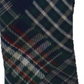 Gravata profissional xadrez Chelsea masculina Bar III, tamanho azul marinho, regular