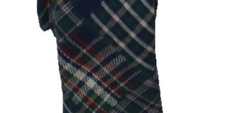 Bar III Men's Chelsea Plaid Professional Neck Tie Navy Size Regular
