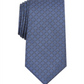 Gravata Alfani Slim Grid Masculina Azul Tamanho M