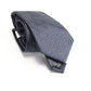 Gravata Alfani Masculina Cinza Fina Preta Tamanho Regular