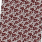 Lenço de bolso formal floral Porter masculino Four In Hand vermelho tamanho regular