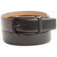 Cinto casual Kenneth Cole Reaction masculino com trava de couro e conforto, preto, tamanho pequeno
