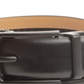 Cinto casual Kenneth Cole Reaction masculino com trava de couro e conforto, preto, tamanho pequeno