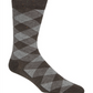 Meias Cole Haan Masculinas Diamond Dress Crew Cinza Tamanho 7-12