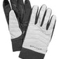 Luvas de inverno Spyder Glissade Hybrid Nylon com forro de lã, tamanho grande, cinza