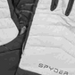 Luvas de inverno Spyder Glissade Hybrid Nylon com forro de lã, tamanho grande, cinza
