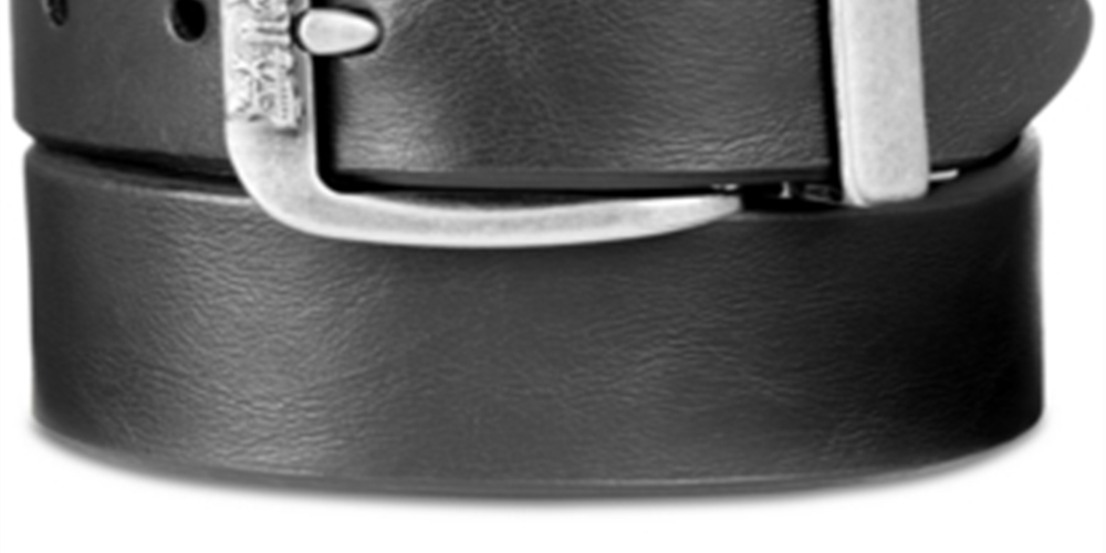 Cinto social profissional reversível masculino Levi's, preto, tamanho pequeno