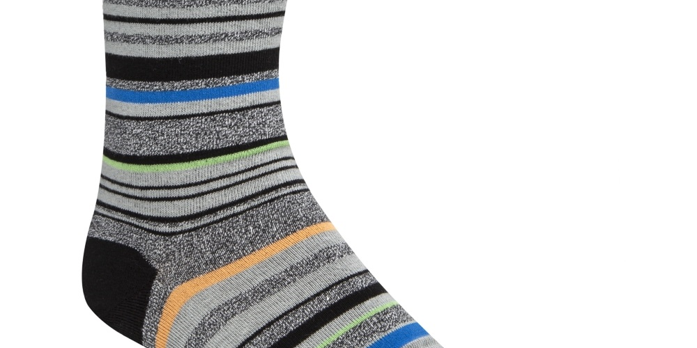 Meias Calvin Klein Listradas Masculinas Pretas Tamanho Regular