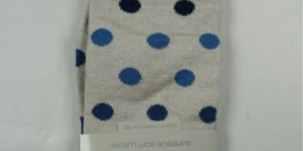 Meias masculinas Perry Ellis bege tamanho 7-12