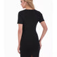 Vestido curto feminino Lamonir da Instant Figure, cinza, tamanho extragrande