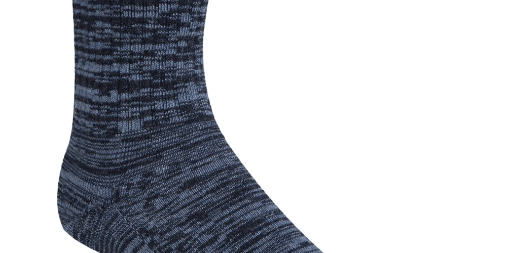 Meias Calvin Klein Hazard Stripe Masculinas Azuis Tamanho 7-12