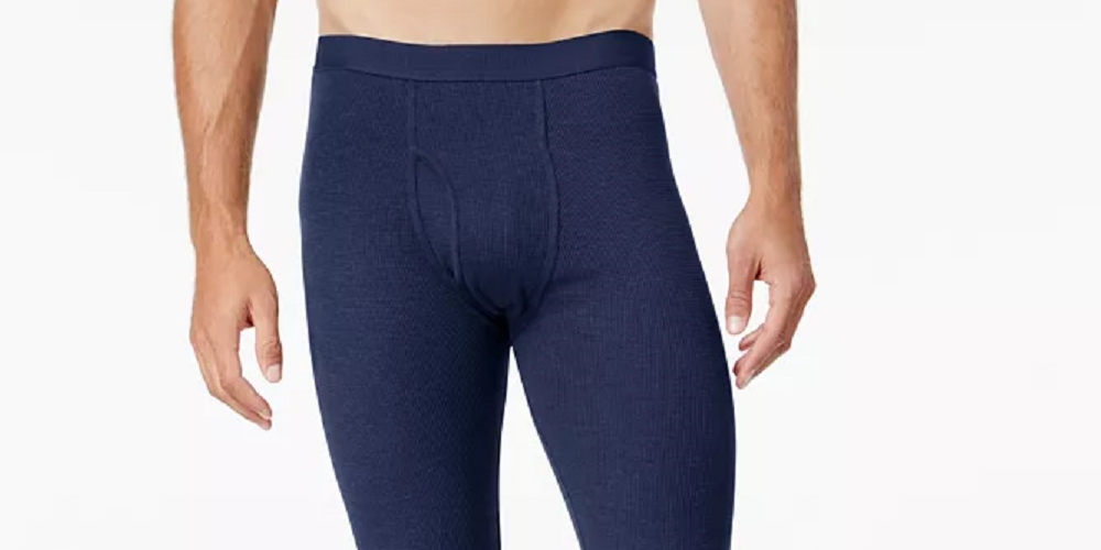 Calça Térmica Masculina Alfani Azul Tamanho XX-G