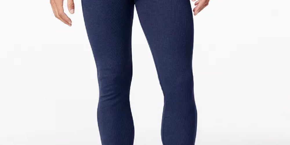 Calça Térmica Masculina Alfani Azul Tamanho XX-G