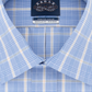 Camisa social xadrez masculina Eagle Classic Regular Fit com gola elástica e sem ferro, tamanho XL