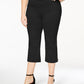 Calça Capri Feminina JM Collection Tummy Control Preta Tamanho P