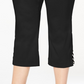 Calça Capri Feminina JM Collection Tummy Control Preta Tamanho P
