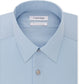 Camisa social masculina Calvin Klein Slim Fit com gola flexível elástica, azul, tamanho 16,5 x 32-33