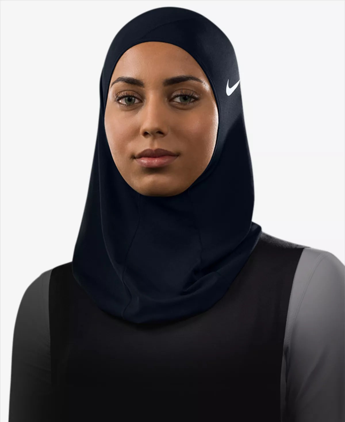 Nike Pro Hijab Feminino Preto Carvão Tamanho XS