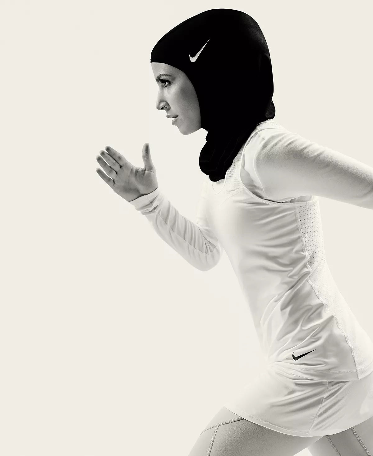Nike Pro Hijab Feminino Preto Carvão Tamanho XS