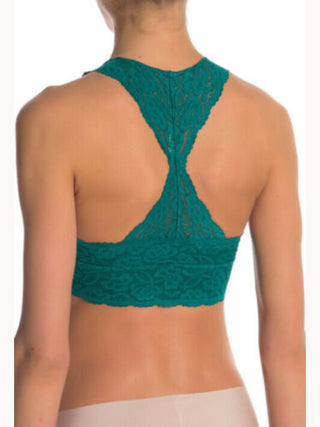 Sutiãs íntimos florais para uso diário feminino Free People, tamanho pequeno, verde