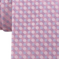 Gravata Calvin Klein Masculina Mini Bullseye Slim de Seda Rosa Tamanho Regular