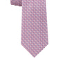 Gravata Calvin Klein Masculina Mini Bullseye Slim de Seda Rosa Tamanho Regular
