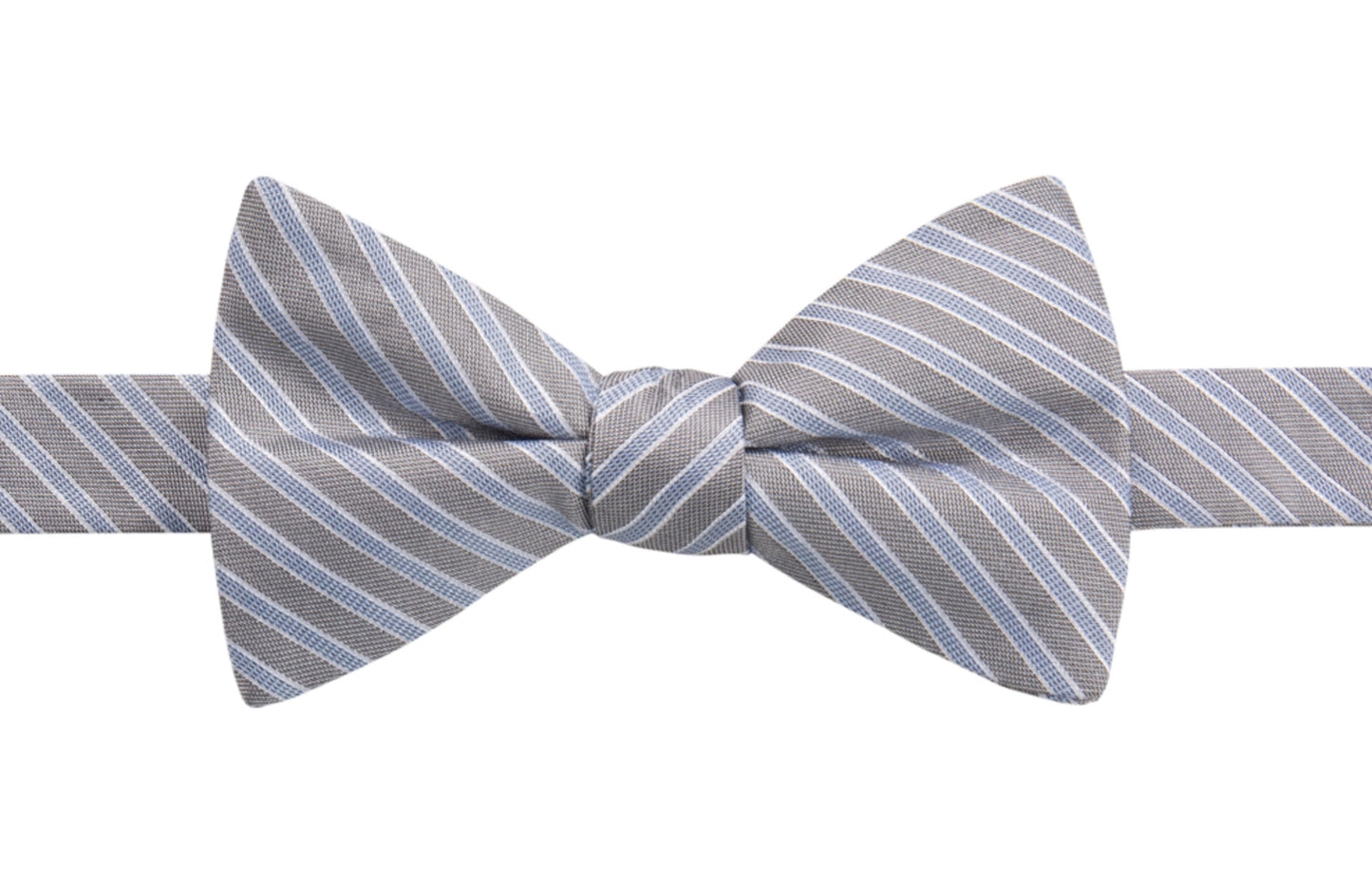 Gravata borboleta listrada de zimbro masculina Ryan Seacrest Distinction azul tamanho único