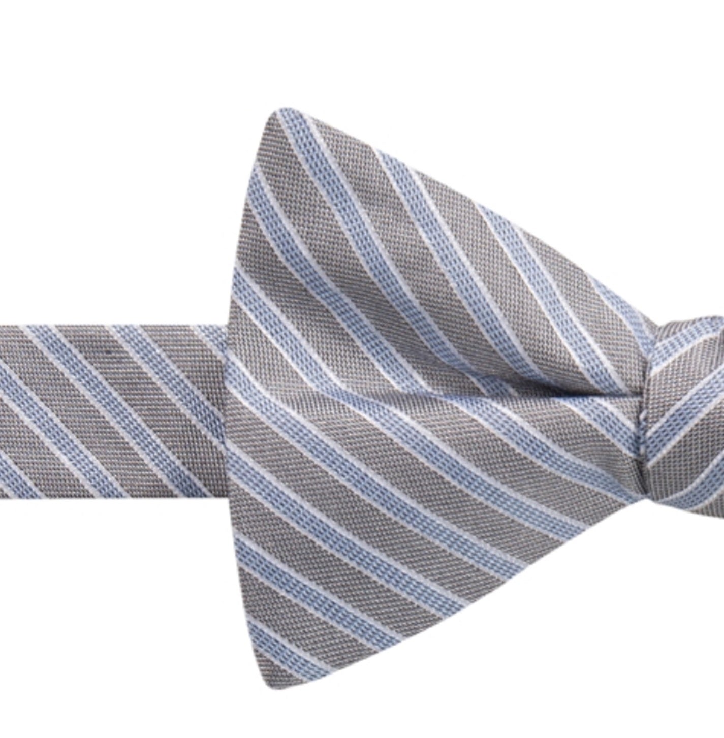 Gravata borboleta listrada de zimbro masculina Ryan Seacrest Distinction azul tamanho único