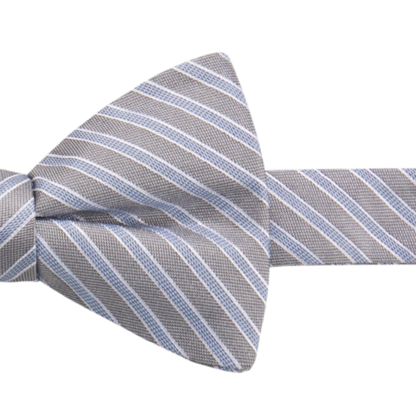 Gravata borboleta listrada de zimbro masculina Ryan Seacrest Distinction azul tamanho único