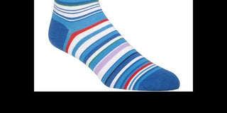 Meias Calvin Klein Listradas Casuais Masculinas Rosa Tamanho 7-12