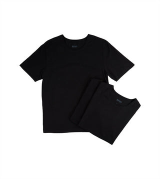 BOSS T-Shirt Round Neck 3-Pack Black Size M